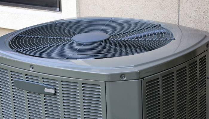 Close Up Air Conditioner Unit